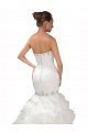 Blanc Sirène Tulle Robes de mariée Prix Réduit