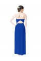 Bleu roi Fourreau Mousseline Longue Robes demoiselle d'honneur Prix Réduit