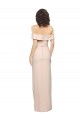 Sirène Épaule Dénudée Crêpe Stretch Longue Formelles Robes demoiselle d'honneur / Robes de soirée / Robes de bal Prix Réduit