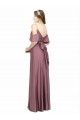 Fourreau Épaule Dénudée Satiné Soyeux Longue Formelles Robes demoiselle d'honneur / Robes de soirée / Robes de bal Prix Réduit