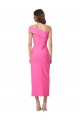 Fourreau midi Crêpe Stretch Longue Formelles Robes demoiselle d'honneur / Robes de soirée / Robes de cocktail Prix Réduit