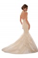 Ivoire & Champagne Sirène Tulle Dentelle Robes de mariée Prix Réduit