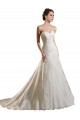Ivoire & Champagne Trapèze Tulle Dentelle Robes de mariée Prix Réduit