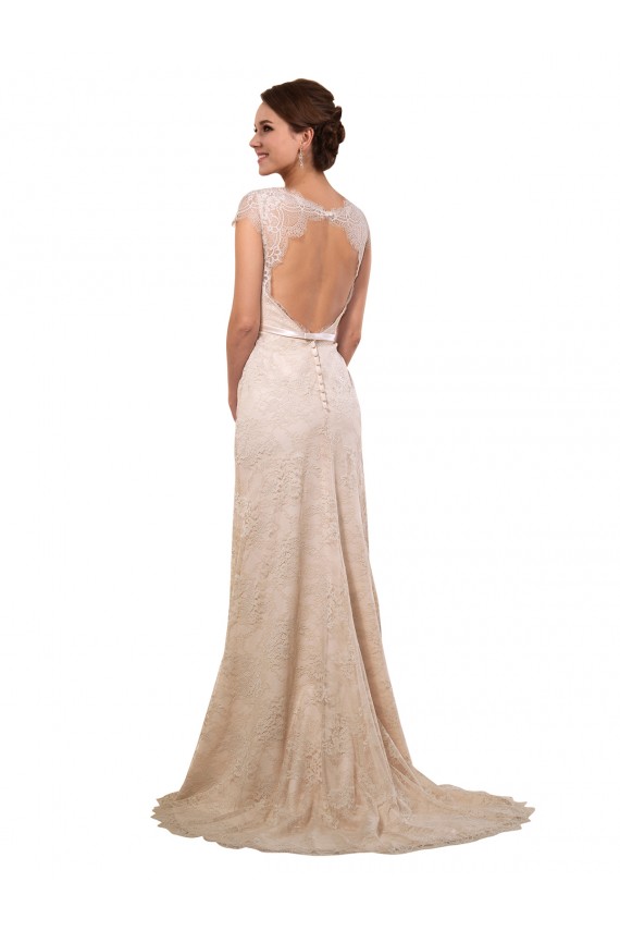 Ivoire Fourreau Dentelle Robes de mariée Prix Réduit