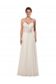 Ivoire Fourreau Mousseline Robes de mariée Prix Réduit