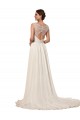 Ivoire Fourreau Mousseline Robes de mariée Prix Réduit