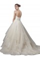 Ivoire Princesse Scoop Sans bretelle Tulle Dentelle Robes de mariée Prix Réduit