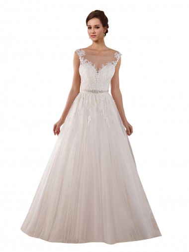 Ivoire Princesse Tulle Dentelle Robes de mariée Prix Réduit