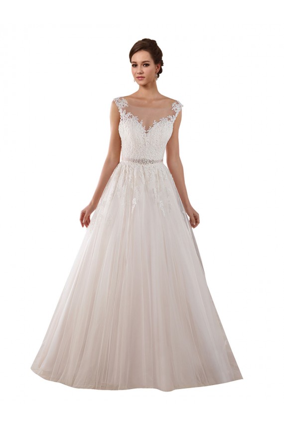 Ivoire Princesse Tulle Dentelle Robes de mariée Prix Réduit