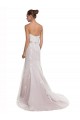 Ivoire & Rose Sirène Sans bretelle Balayage train Tulle Dentelle Plage Robes de mariée Prix Réduit