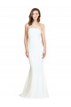 Ivoire Sirène Balayage train Crêpe Stretch Tulle Longue Formelles Robes demoiselle d'honneur / Robes de soirée Prix Réduit