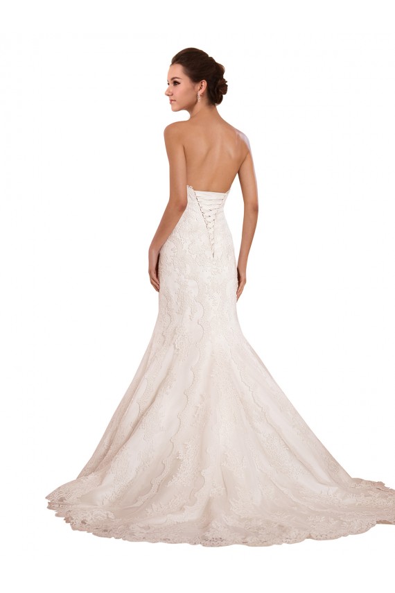 Ivoire Sirène Dentelle Robes de mariée Prix Réduit