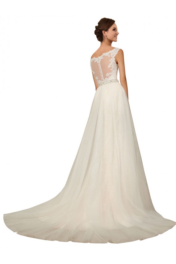Ivoire Sirène Tulle Dentelle Robes de mariée Prix Réduit