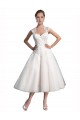 Ivoire Trapèze Tulle Dentelle Plage Robes de mariée Prix Réduit