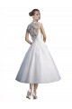 Ivoire Trapèze Tulle Dentelle Plage Robes de mariée Prix Réduit