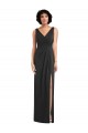 Noir Fourreau Col V Spandex Longue Formelles Robes demoiselle d'honneur / Robes de soirée / Robes de bal Prix Réduit