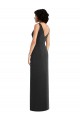 Noir Fourreau Col V Spandex Longue Formelles Robes demoiselle d'honneur / Robes de soirée / Robes de bal Prix Réduit