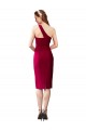 Noir Fourreau Crêpe Stretch Courte Robes demoiselle d'honneur / Robes de soirée / Robes de cocktail Prix Réduit