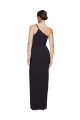 Noir Fourreau Sans bretelle Crêpe Stretch Longue Formelles Robes demoiselle d'honneur / Robes de soirée / Robes de bal Prix Réduit