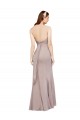 Noir Sirène Épaule Dénudée Mousseline Longue Robes demoiselle d'honneur / Robes de bal Prix Réduit