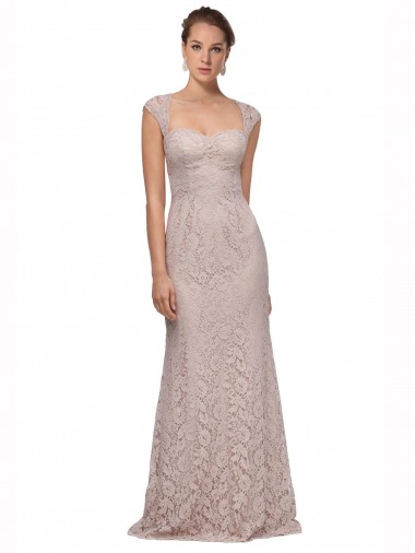 Sirène Dentelle Longue Robes demoiselle d'honneur / Robes de bal Prix Réduit