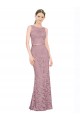 Sirène Illusion Dentelle Longue Robes demoiselle d'honneur / Robes de bal Prix Réduit