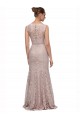 Sirène Illusion Scoop Dentelle Longue Robes demoiselle d'honneur / Robes de bal Prix Réduit