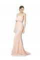 Sirène Sans bretelle Col Haut Crêpe Stretch Longue Formelles Robes demoiselle d'honneur / Robes de soirée / Robes de bal Prix Réduit