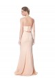 Sirène Sans bretelle Col Haut Crêpe Stretch Longue Formelles Robes demoiselle d'honneur / Robes de soirée / Robes de bal Prix Réduit