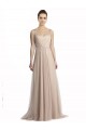 Trapèze Col Carré Tulle Longue Robes demoiselle d'honneur Prix Réduit