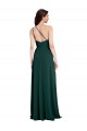Trapèze Crêpe Stretch Longue Formelles Robes demoiselle d'honneur / Robes de soirée / Robes de bal Prix Réduit