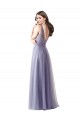 Trapèze Tulle Dentelle Longue Robes demoiselle d'honneur Prix Réduit