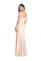 Trompette Bretelles spaghetti Crêpe Stretch Longue Robes demoiselle d'honneur / Robes de bal Prix Réduit