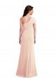 Trompette Crêpe Stretch Longue Formelles Robes demoiselle d'honneur / Robes de soirée / Robes de bal Prix Réduit