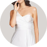 Décolleté Asymétrique Robes de mariée à Prix Réduit