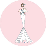 Sirène Robes de mariée à Prix Réduit