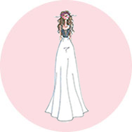 Trapèze Robes de mariée à Prix Réduit